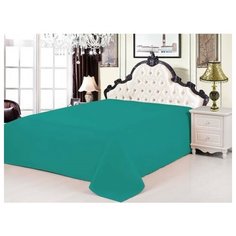 Простынь без резинки Valtery PRC-35 / 240 х 260 см / Сатин