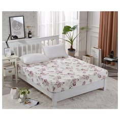 Простынь на резинке Valtery PCT-R-288 / 90 х 200 см / Сатин