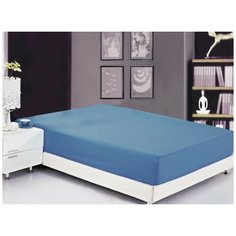 Простынь на резинке Valtery PRMF-15 / 160 х 200 см / Софткоттон