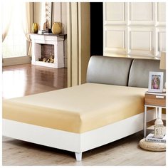 Простынь на резинке Valtery PRP-8 / 200 х 200 см / Поплин