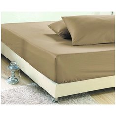 Простынь на резинке Valtery PRC-R-48 / 200 х 200 см / Сатин