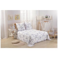 Простынь без резинки Valtery PCR-195 / 160 х 220 см / Сатин