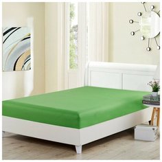 Простынь на резинке Valtery PRP-5 / 160 х 200 см / Поплин