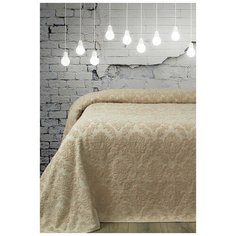 Простынь без резинки Valtery T-19917D / 160 х 220 см / махровая ткань