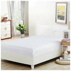 Простынь на резинке Valtery PRP-9 / 180 х 200 см / Поплин