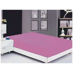 Простынь на резинке Valtery PRMF-10 / 160 х 200 см / Софткоттон