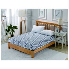 Простынь на резинке Valtery PCT-R-245 / 200 х 220 см / Сатин