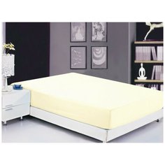 Простынь на резинке Valtery PRMF-03 / 180 х 200 см / Софткоттон