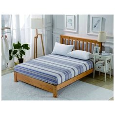 Простынь на резинке Valtery PCT-R-239 / 160 х 200 см / Сатин