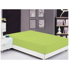 Простынь на резинке Valtery PRC-R-21 / 200 х 200 см / Сатин