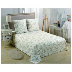 Простынь без резинки Valtery PCR-231 / 160 х 220 см / Сатин