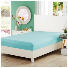 Простынь без резинки Valtery PKP-4 / 200 х 220 см / Поплин