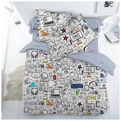 Постельное белье детское Valtery DL-20 (Поплин) / 1.5 спальный