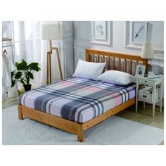 Простынь на резинке Valtery PCT-R-240 / 90 х 200 см / Сатин