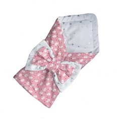 Конверт - одеяло на выписку MUMMY.BOX Rabbit.Pink/Heart.Runfors