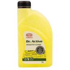 Средство для стекол и кузова автомобиля от следов насекомых "Mosquitos Cleaner" Dr. Active Очиститель от следов насекомых / концентрат 1л SINTEC 801715