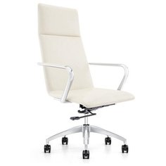 Кресло BN_Jl_EChair-593 TPU экокожа бежевый, алюминий