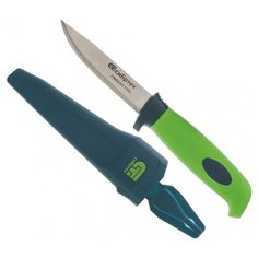 Нож универсал. Сибртех с чехлом,обрезин.рукоятка,длина лезвия 100мм (79015)