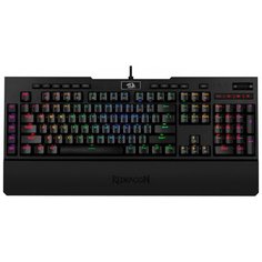 Клавиатура игровая, механическая, проводная, Redragon Brahma , подсветка