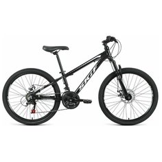 Велосипед Skif 24 Disc 2021 рост 11.5 черный/белый