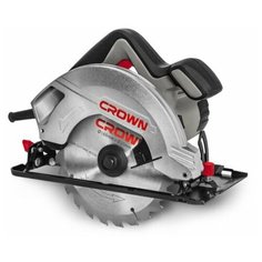 Пила дисковая 1200Вт, 54мм, 165/20мм, 5500/мин, 3,9кг Crown