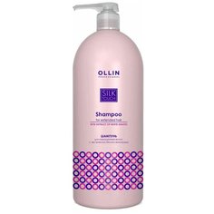 OLLIN SILK TOUCH Шампунь для нарощенных волос с экстрактом белого винограда 1000мл