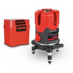 Уровень лазерный самовыравн.верт/верт/верт/верт/гориз, точн. 1мм/ 7м, до 30м, зеленый Crown