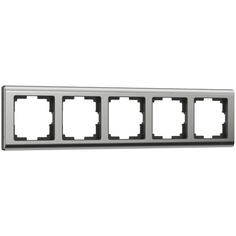 W0051602/ Werkel Рамка на 5 постов Metallic (глянцевый никель) Веркель