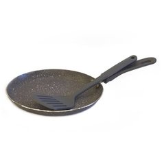 Набор Maestro сковорода блинная Granit+лопатка 23 см Rainbow MR-1212-23
