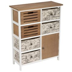 Комод с шестью ящиками и дверцей ЭкоДизайн