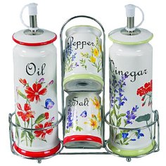 Ёмкости для специй Maestro Flora 5 пр MR-20008-04S