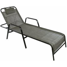 Шезлонг с регулируемой спинкой и подлокотниками ALANYA ЭкоДизайн