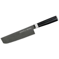 Нож кухонный Samura Mo-V Stonewash накири 16.7 см SM-0043B