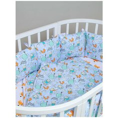 Комплект для прямоугольной, овальной и круглой кроватки Sweet Baby Маленький Принц, 4 предмета