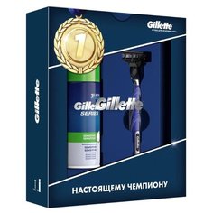 Подарочный набор Gillette Mach3 Start (бритва с 1 сменной кассетой+пена для бритья), 292126
