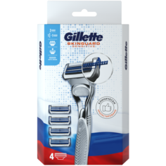 Мужская бритва Gillette Skinguard Sensitive с 4 сменными кассетами
