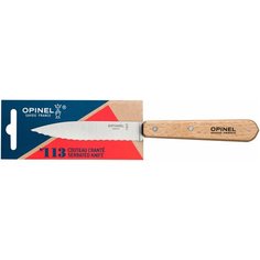 Нож столовый серрейторный Opinel №113 блистер