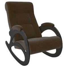 Кресло-качалка, обивка Verona Brown, каркас венге без лозы ЭкоДизайн