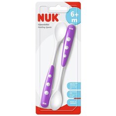 Набор ложек NUK Easy Learning фиолетовый/белый