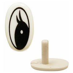 Г37-1цв Глаза для игрушек 1,0*1,3см пластик. (арт.01) АЙРИС пресс