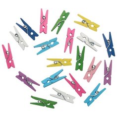 2AR196 Прищепки цветные 2,5см 50 шт АЙРИС пресс