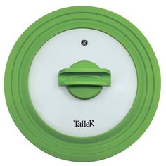 Крышка Taller TR-38006, 24 см зеленый/прозрачный