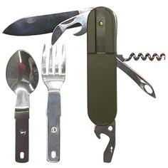 Нож многофункциональный СЛЕДОПЫТ PF-MT-15 с чехлом зеленый