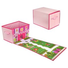 Корзина для игрушек Наша Игрушка Замок, 38*25*25 см