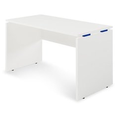 Стол Zebrano SP1-11 120х60х75,2 Столешница белого цвета, проставка синяя