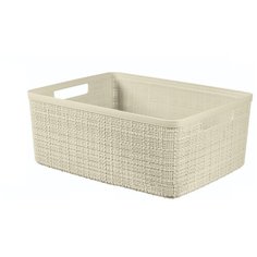 Корзина JUTE M 12л кремовый,CURVER
