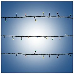 Гирлянда Snowmen 50 ламп, LED, многоцветная, 3,95 м (Е96343)