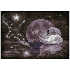 Набор для вышивания крестиком PANNA Лунный лебедь (PT-0631)