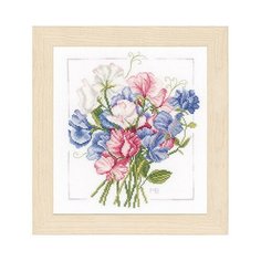 Набор для вышивания крестом Lanarte "Красочный букет" (№072)