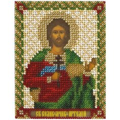 Набор для вышивания бисером PANNA Икона Святого Великомученика Артемия (CM-1440)